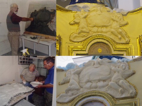 2012 Scultura per il Carro dell'Immacolata