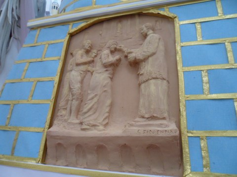 2013 Scultura per il Carro dell'Immacolata