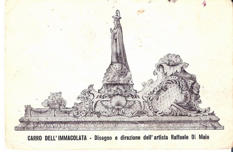 1932 Progetto Carro trionfale dell'Immacolata